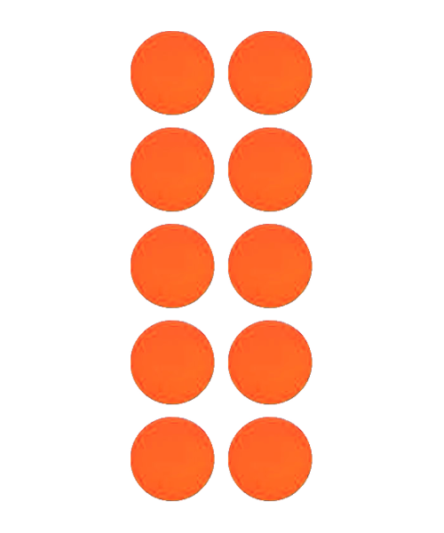 Cawila PRO Rundmagnet 10er Set 20mm Orange