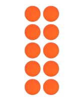 Cawila PRO Rundmagnet 10er Set 20mm Orange