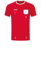 Beflockung Initialen vorne