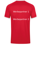 Beflockung Werbepartner hinten zweifach