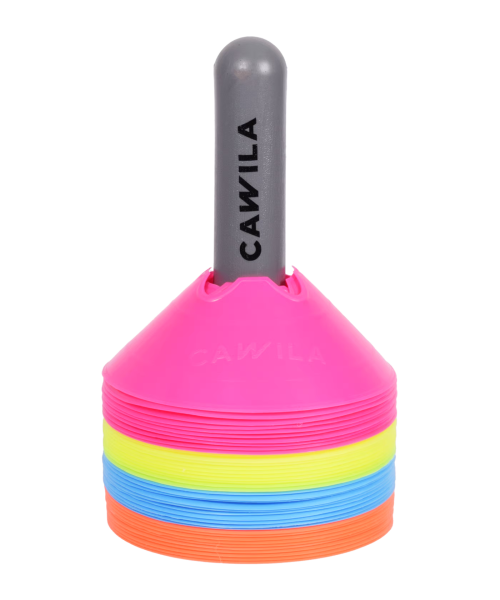 Cawila Markierungshauben SHINE M | 40er Set Inkl. Halter Durchmesser 20cm, Höhe 6cm